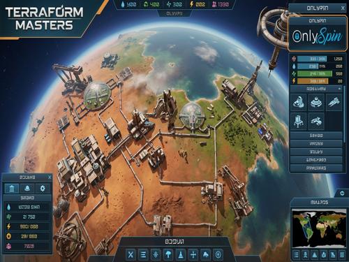 Terraform Masters gezegen tasarımı görseli
